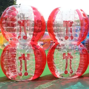 Venta caliente adulto Tpu/cuerpo de PVC inflable Bola de parachoques traje de fútbol burbuja inflable pelota de fútbol