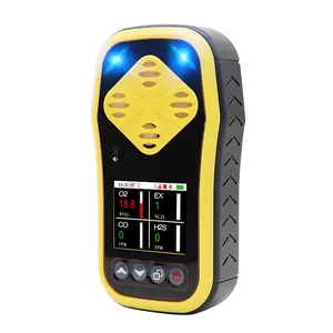O CE Handheld do analisador do gás 4 certificou o multi detector portátil quatro de gás para CO, H2S, LEL, CH4