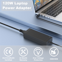 Cargador para Portátil de 120W, 15V 8A, 6.3*3.0mm, Adaptador de Corriente de Repuesto para Toshiba E15 F15 AA23 PA2521E-2AC3, Fuente de Alimentación para Portátil
