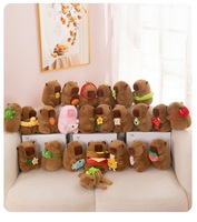 8-Inch Capybara pernikahan melemparkan mainan mewah cakar mesin desain untuk promosi & hadiah bisnis 25cm 012