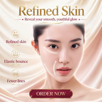 Appareil portable en plastique pour l'infusion cutanée et le lifting du visage, pour un raffermissement profond, anti-rides et resserrement de la peau, avec 30 recharges