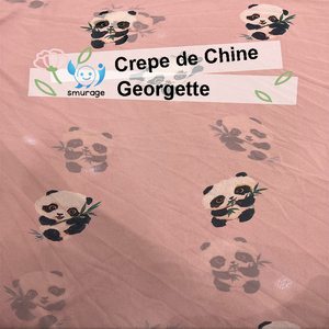 Échantillon gratuit de tissus légers et antistatiques en coton biologique Impression florale douce et respirante pour filles Robes en crêpe teint uni - Product Image 6