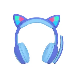 Holiday Specials HD voz sobre la oreja BT auriculares dibujos animados multicolor niños auriculares