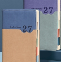 Agenda 2027 - Version anglaise - Gestion interne du plan de pages - Carnet de notes quotidien de 365 jours avec une page par jour