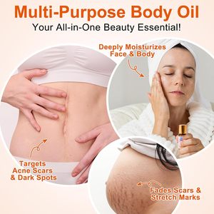 Органическое касторовое масло с роликом из розового кварца, 100% чистое, холодного отжима, без гексана - Product Image 3