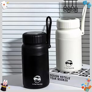 High-color large-capacity water <b>cup</b> with tea compartment, <b>stainless</b> <b>steel</b> vacuum insulated portable <b>cup</b>, leak-proof - Product Image 4