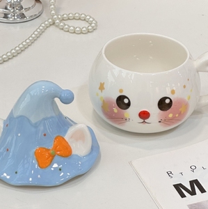 Diseño Original lindo sombrero mágico de dibujos animados taza de café de cerámica para cumpleaños de estudiantes y Recuerdos para el Día de San Valentín y el Día de la madre - Product Image 5