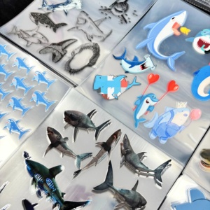 Nuevo estilo de impresión de transferencia de PET UV DTF Cup Wraps con dibujos animados P <span class=keywords><strong>AUL</strong></span> y Shark Stickers para vasos de vidrio Wrap Bulk - Product Image 2