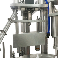 Machine de remplissage et de bouchage automatique de sachets à bec rotatif pour boissons, eau pure et produits chimiques avec contrôle PLC et moteur