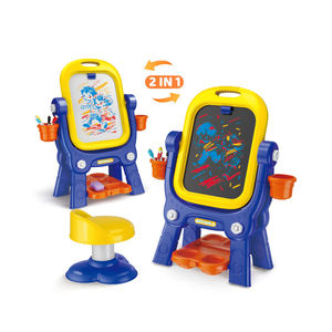 Papan gambar <span class=keywords><strong>2</strong></span> in 1 3d anak-anak, papan gambar stereoskopik membawa kursi mainan permainan pendidikan papan lukis anak - Product Image 1