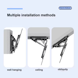 Support <span class=keywords><strong>TV</strong></span> motorisé, support mural motorisé pour téléviseur 90 pouces, écran électronique rabattable, support de <span class=keywords><strong>plafond</strong></span> motorisé rotatif pour <span class=keywords><strong>TV</strong></span> - Product Image 3