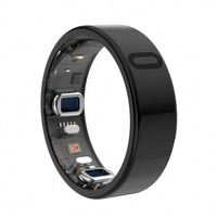 Bague connectée de santé la mieux notée avec examen physique rapide en un clic, moniteur de sommeil et de fréquence cardiaque pour la santé à domicile et le sport