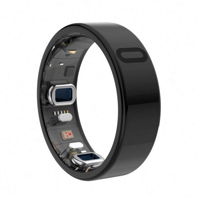 Top Rated Smart Health Ring Featuring One Click Mini Physical Exam Sleep Heart Rate Monitor for Home and Sports Health Care