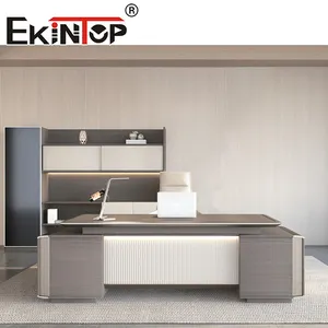 Ekintop hiện đại nhà văn phòng máy tính bàn điều hành văn phòng bàn và nội thất tủ