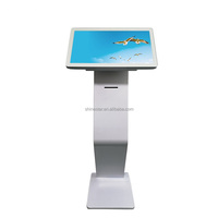 Support au sol de 21.5 pouces Kiosque à écran tactile LED LCD tout-en-un avec imprimante thermique intégrée 58mm et Mini PC Win10/11 Android OS
