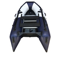 Bateau à rames gonflable pliable en PVC de 10 pieds 310cm avec plancher en aluminium