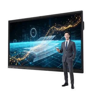 Tableau blanc interactif LCD multi-touch 20 points de 85 pouces, écran intelligent 4K pour l'école, la <span class=keywords><strong>classe</strong></span>, le bureau, les réunions, la salle de formation - Product Image 1
