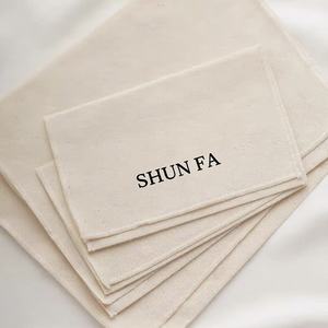 大人気！シルク印刷 エコフレンドリー カスタムロゴ入り 天然コットン製ギフト巾着袋 (ポーチ包装用) - Product Image 4