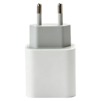 Chargeur mural X002shell à double port USB-A + Type-C avec prise EU, charge rapide et prise en charge du Quick Charge pour téléphones mobiles