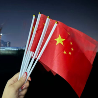 Drapeau publicitaire personnalisé en plastique, style flottant, à agiter à la main, toutes tailles, prix abordable, vente en gros