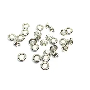 Custom Size Color Round Eyelet Brass Stainless Steel Metal Eyelets Grommet For Bag Garment Accessories Shoes