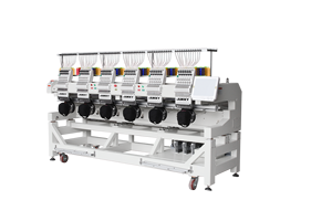 Machine à broder informatisée à 6 têtes de haute qualité 1206 pour broderie plate sur tissu et casquettes - Product Image 2