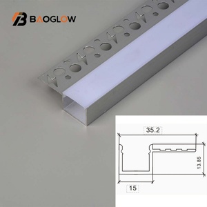 2025 New Arrivals 15*15 Customized Lace Drywall Ceiling Led Aluminum Led Profile Led Strip Plaster Gypsum Board Ceilings - Product Image 2