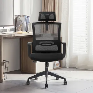 كرسي مكتب بأفضل سعر، كرسي مكتب مريح على شكل فراشة دوار للمدير التنفيذي باللون الأبيض من الجهات المصنعة في الصين