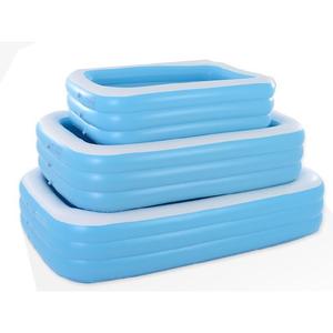 Hot bán màu xanh PVC tự động lớn Padding Hồ bơi bơm hơi cho gia đình với người lớn trẻ em trẻ sơ sinh cho sử dụng ngoài trời - Product Image 1