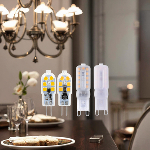 G4 G9 <span class=keywords><strong>LED</strong></span> Đèn mini 3W 5W SMD2835 AC 220V DC 12V Mini <span class=keywords><strong>LED</strong></span> bóng Đèn chất lượng cao chiếu sáng thay thế Halogen Spotlight Đèn chùm PC - Product Image 5