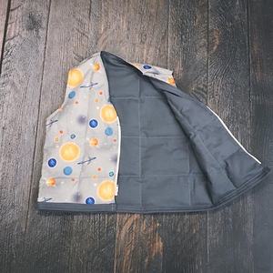 Gilet lesté sensoriel à pression profonde confortable et matelassé pour enfants, adapté aux fabricants, pour une utilisation à domicile, en voyage, à l'hôpital, à l'hôtel - Product Image 2