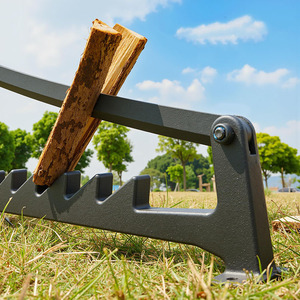 JH-Mech Heavy Duty Versatile manico esteso nero a <span class=keywords><strong>parete</strong></span> legna da ardere accostatore Splitter per campeggio - Product Image 5