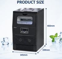 Machine à glaçons commerciale pour aliments frais, machine à glaçons en cubes