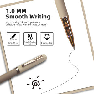 Yiren चिकनी लेखन लेखन पेन कार्यालय के लिए व्यक्तिगत लोगो रोलर पेन कार्यालय - Product Image 3