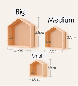 <span class=keywords><strong>ชั้น</strong></span>วางของติดผนังไม้สำหรับเด็กชายเด็กหญิง ห้องนั่งเล่น-ดีไซน์เรียบง่ายเป็นมิตรกับสิ่งแวดล้อม ใช้ได้ทุกวัน ร้านอาหาร - Product Image 2