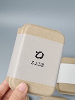 Boîte de classement en carton écologique biodégradable en pâte vierge, couleur naturelle, sans moisissure, avec pochette personnalisée