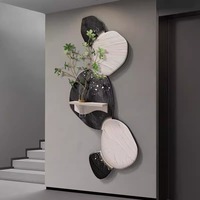 Plantes hydroponiques Art Décor Peintures Vase Cristal Porcelaine Restaurant En Trois Dimensions Lumineux LED Peinture