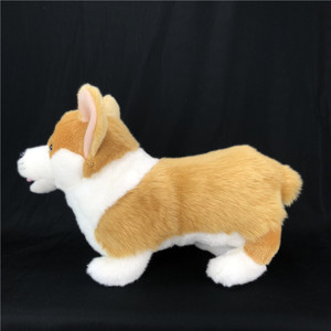 Peluche Realistico di Cane Corgi, Giocattolo in Peluche Corto con Imbottitura in Cotone PP, Simpatico Cucciolo 11-30cm di Altezza, Produzione all'Ingrosso Guangdong - Product Image 2