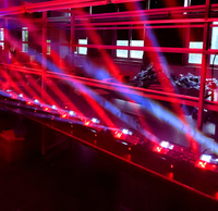 Mini projecteur de scène Spider Beam, lumière mobile DMX512, lumière disco 8*3W RGB LED ABS, pour DJ mobile, concerts, Noël, anniversaires