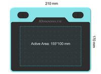 10moons T503 stylo numérique électronique dessin tablette graphique Pc pour concepteur animateur débutant Tableta numérique Tableta Grafica