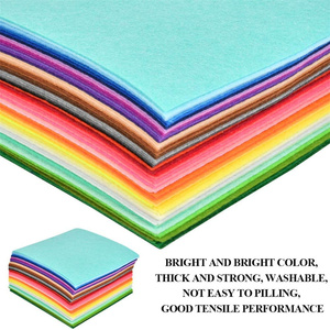 Môi trường len tấm cứng màu trắng 10mm len dày cảm thấy cho nghề thủ công - Product Image 4