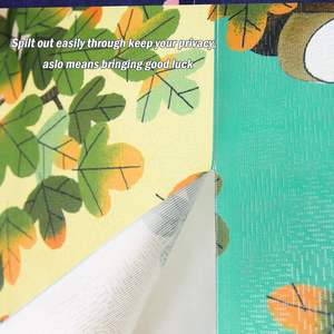 Cortina Japonesa <span class=keywords><strong>de</strong></span> Diseño Plegable, Cortina <span class=keywords><strong>de</strong></span> Lujo <span class=keywords><strong>para</strong></span> el Hogar, Translúcida, Abatible a la Izquierda y Derecha, Cortina <span class=keywords><strong>de</strong></span> Ventana Abatible <span class=keywords><strong>de</strong></span> Estilo Japonés - Product Image 4