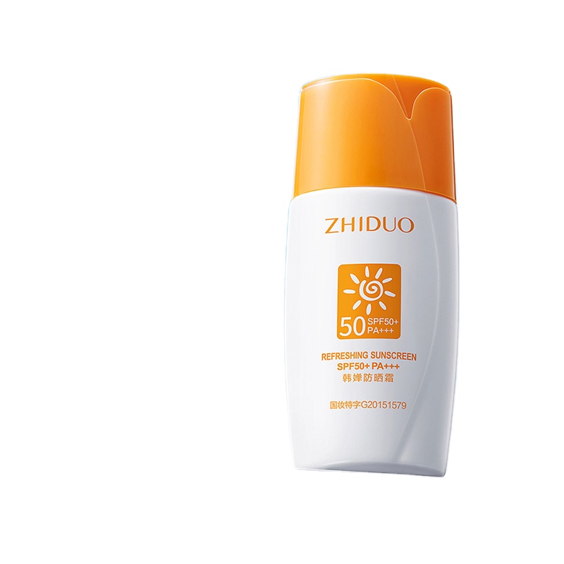 ZHIDUO SPF 50 + ครีมกันแดดสำหรับใบหน้า,ป้องกันรังสียูวีให้ความชุ่มชื้นคุณภาพสูง