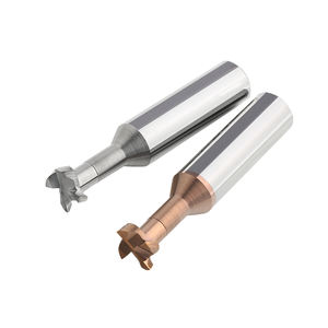 TスロットRアングルエンドミルカッタータングステンカーバイド65 HRC Tinコーティングスロットカッター - Product Image 2