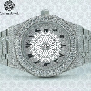 Montre moderne en diamant fabriquée en Inde, offrant des performances durables pour un usage quotidien, disponible au prix de gros - Product Image 4