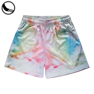 Shorts de sport décontractés à séchage rapide et respirants, 92% polyester, 8% élasthanne, impression numérique, shorts de course pour hommes - Product Image 2