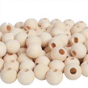 Cuentas de Madera Natural Pulida Redondas de 16 mm para Masticar, para Juguetes de Dentición de Bebés y Fabricación de Joyería, Venta al por Mayor - Product Image 2