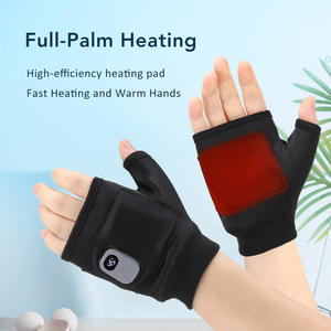 USB Rechargeable Electric Heated Gloves New Smart Heating Thermal Warming Gloves Half Full Finger Winter Hand Warmer for Outdoor - Product Image 3
