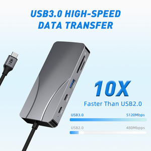 11 Trong 1 USB C HUB HDMI 4K60Hz USB 3.0 5Gbps Pd100W Nhanh Chóng Sạc USB 3.0 Giao Diện Loại C Docking Station - Product Image 5