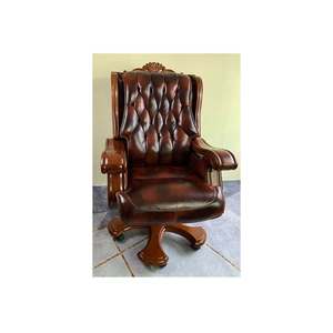 Nhà Máy Giá Giao Hàng Nhanh Chiều Cao Điều Chỉnh Sang Trọng Kinh Doanh Ghế Văn Phòng Bằng Gỗ - Product Image 3